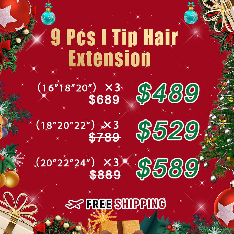 Bundle Deals | I Tip Hair Extensions 9 Pieces For Sale