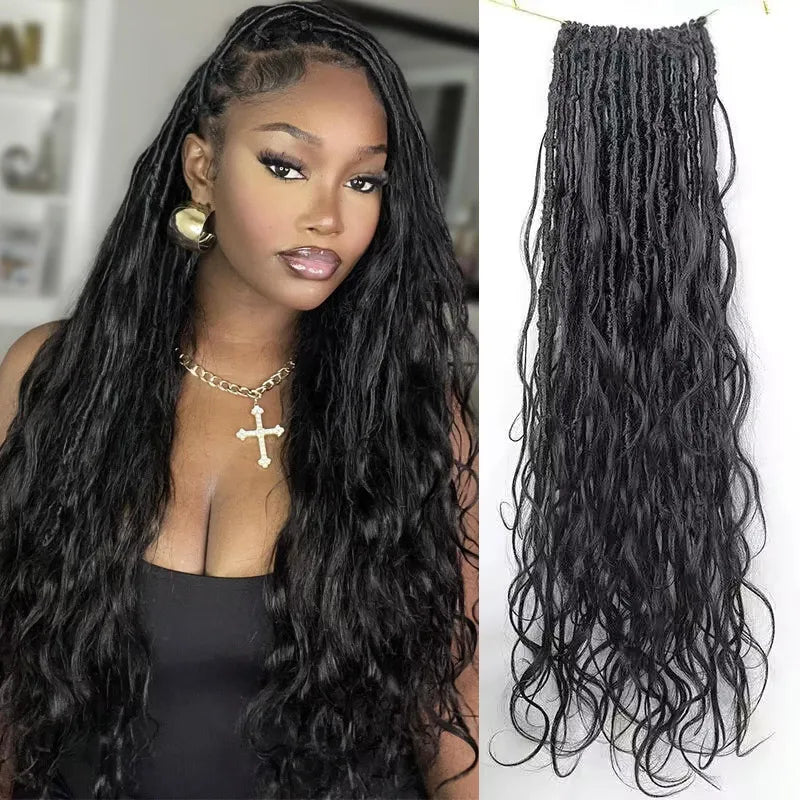 Boho waves long hair sale