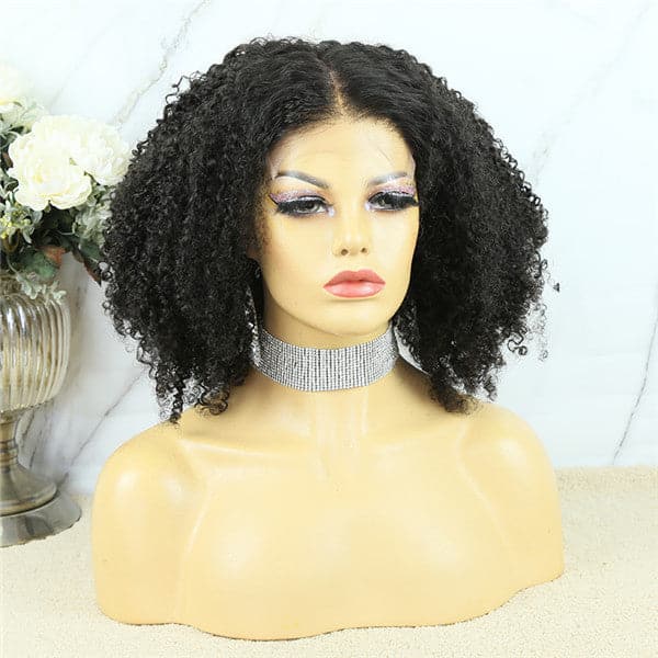 5x5 Lace Closure Wig Tight Curly Human Hair BBTC55