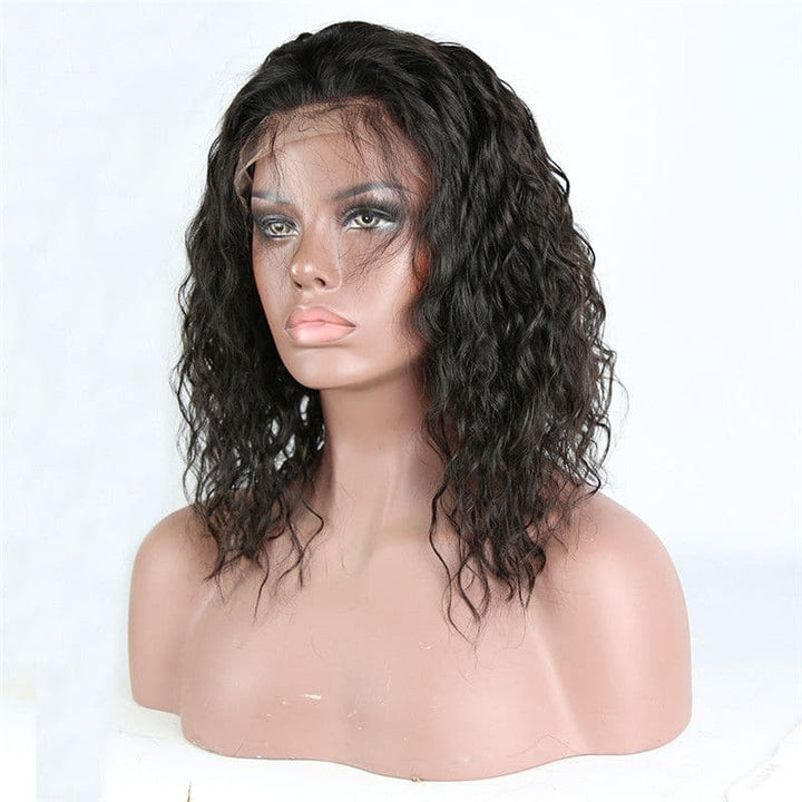 Pre Plucked BOB Loose Curly 360 Lace Frontal Wig4