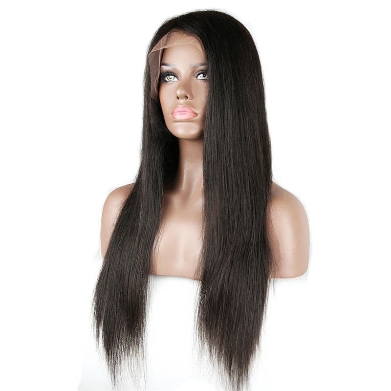 Pre Plucked Silky Straight 360 Lace Frontal Wig3