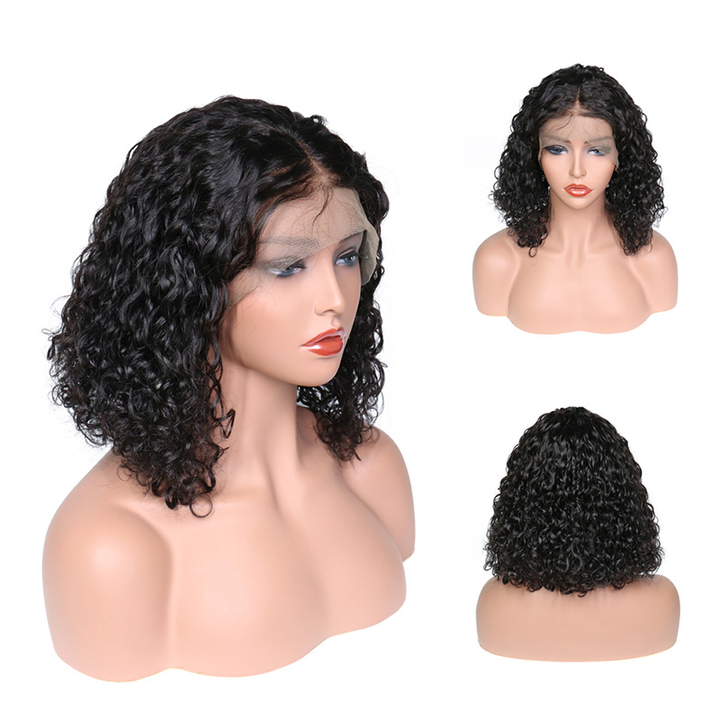 Pre Plucked Water Wave 360 HD Lace Frontal BOB Wig OBBF-2