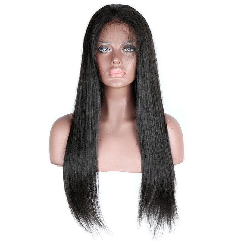 Transparent Lace Yaki Straight 13x4 Lace Front Wig BBS-1