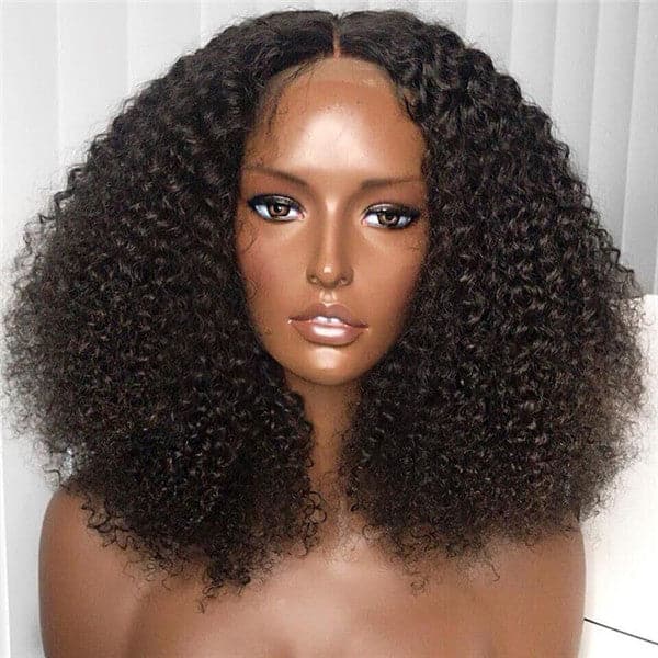 Pre Plucked Afro Kinky Curly 13x6 HD Lace Front Wig TBAF01