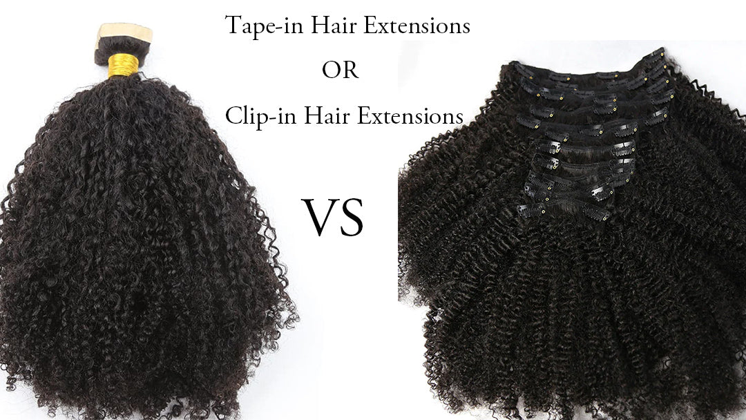 Tape-In Hair Extensions vs Clip-In Hair Extensions: Which Is Right for You?