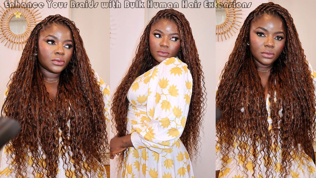 Achieve a Flawless Look: Enhance Your Braids with Bulk Human Hair Extensions