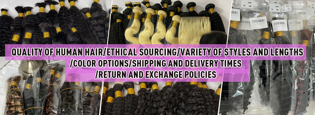 What information is required from suppliers for wholesale purchase of braiding hair?