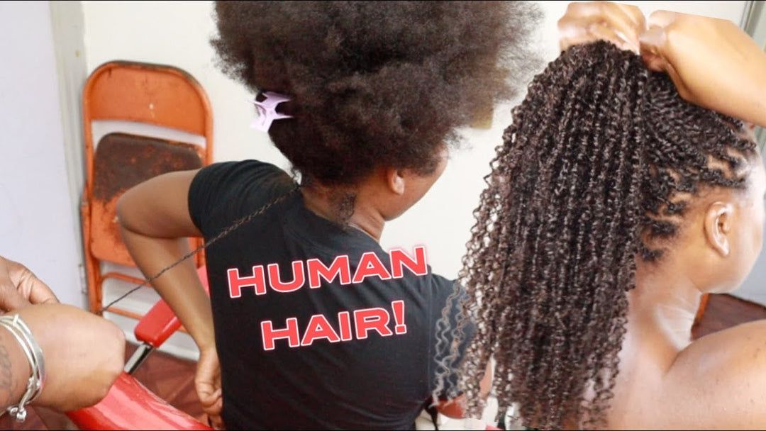 How To Do Twist Braids With Bulk Human Hair