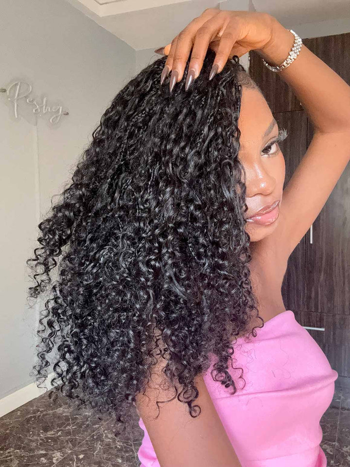 Bulk Human Hair For Braiding Deep Curly