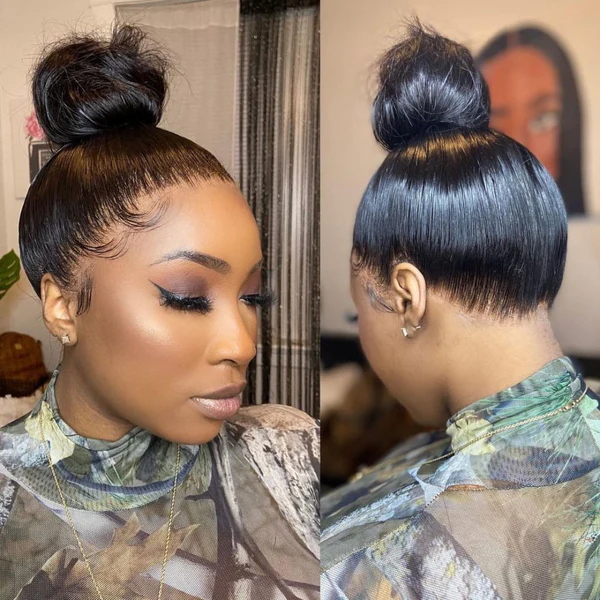 NEW HD Clear Lace Full Lace Wig Silk Straight FWST-1