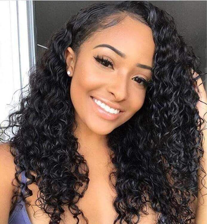 Transparent Lace Deep Curly 13x6 Lace Front Wig BCD-1
