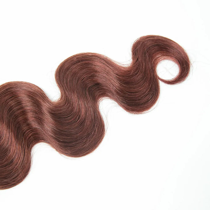 #33 Dark Auburn Bulk Human Braiding Hair Body Wave