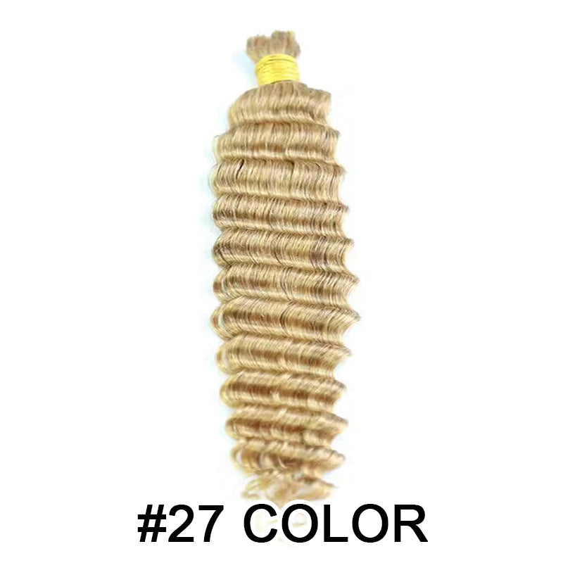 Wholesale-Colored Bulk Human Braiding Hair