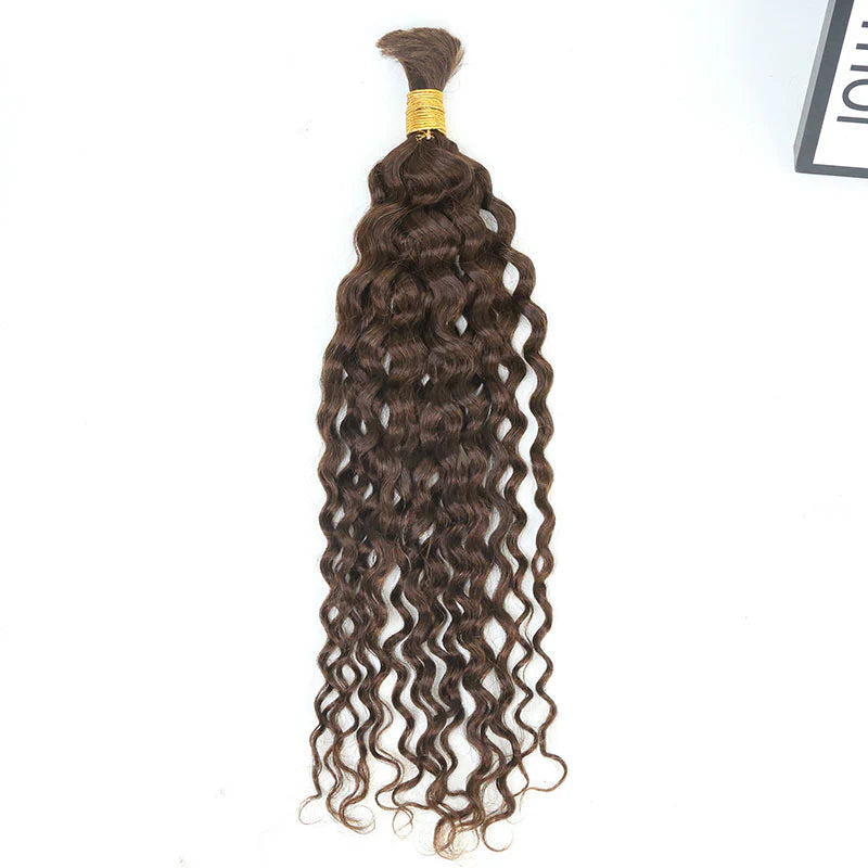 Wholesale-Colored Water Wave Bulk Human Braiding Hair