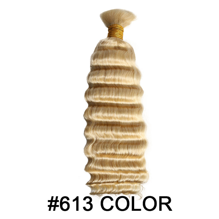 Wholesale-Colored Bulk Human Braiding Hair