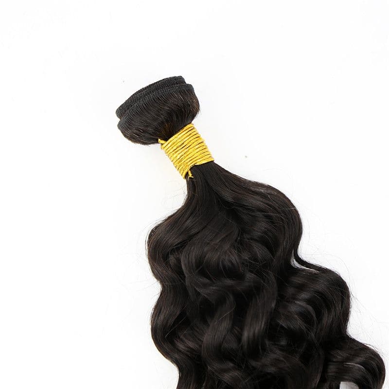 Bundles With 2x6 HD Lace Closure Deep Curly Human Hair