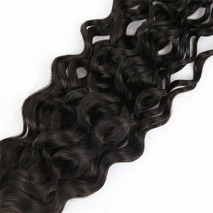 Bundles With 2x6 HD Lace Closure Deep Curly Human Hair