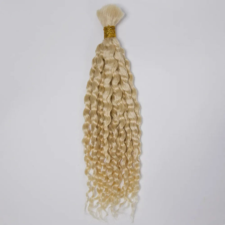 Bulk Human Hair For Braiding #613 Water Wave