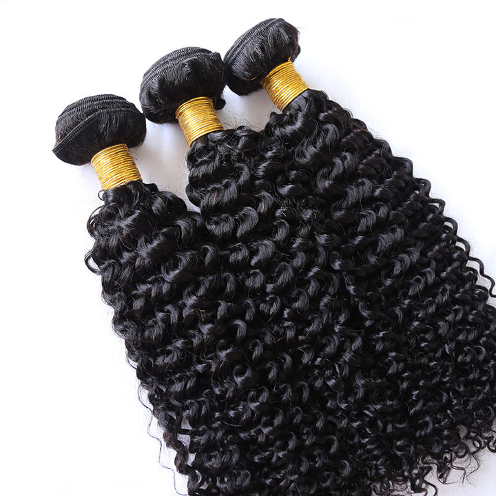 Bundles #1B Kinky Curly Human Hair