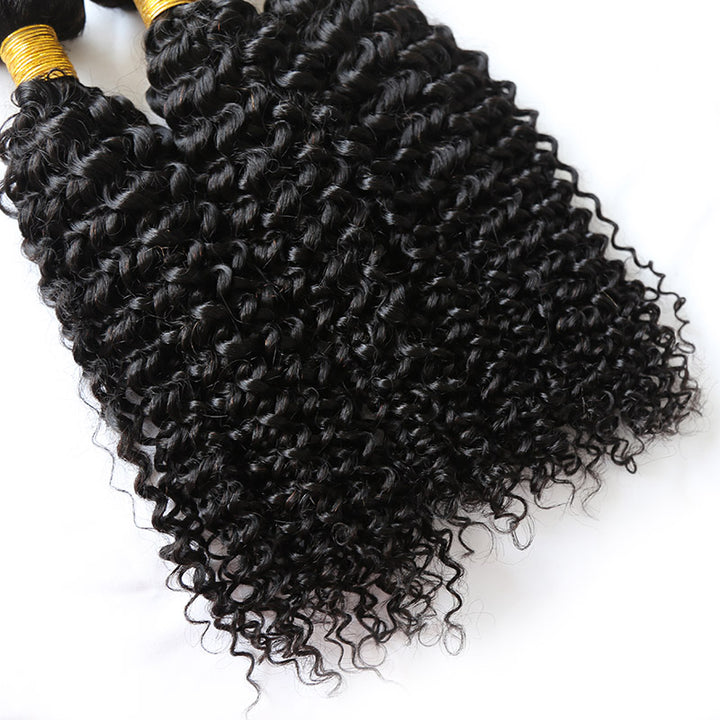 Bundles #1B Kinky Curly Human Hair