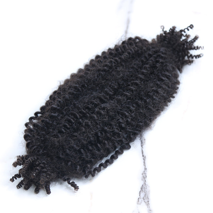 EAYON Pre-Separated Spring Afro Twists Human Braiding Hair Extensions