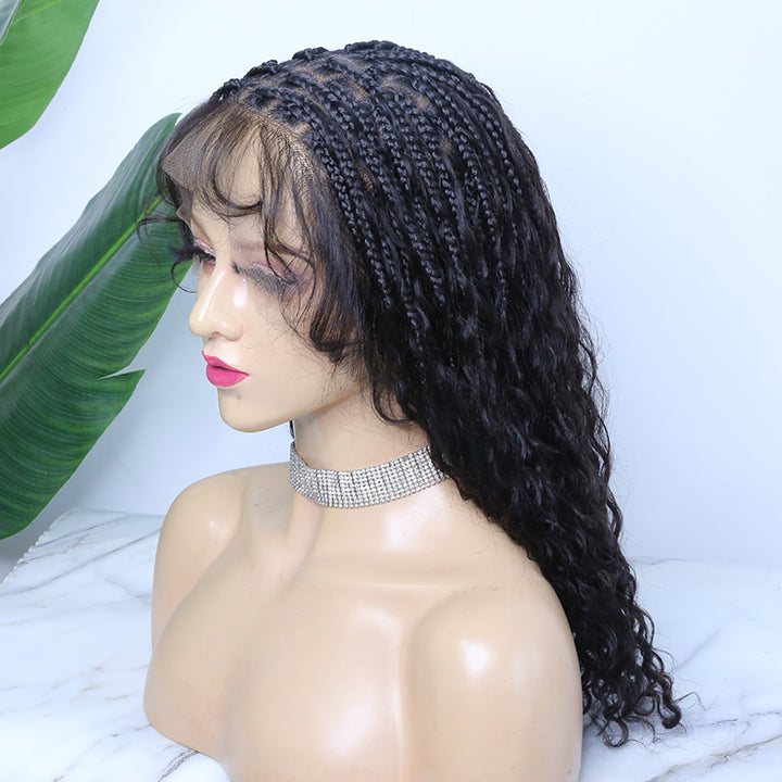 bohemian goddess knotless braids