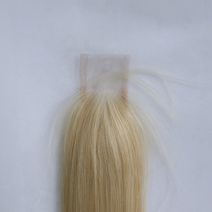 2x6 HD Lace Closure 613 Silk Straight Human Hair