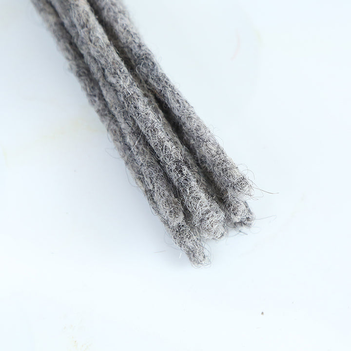 gray braiding human hair