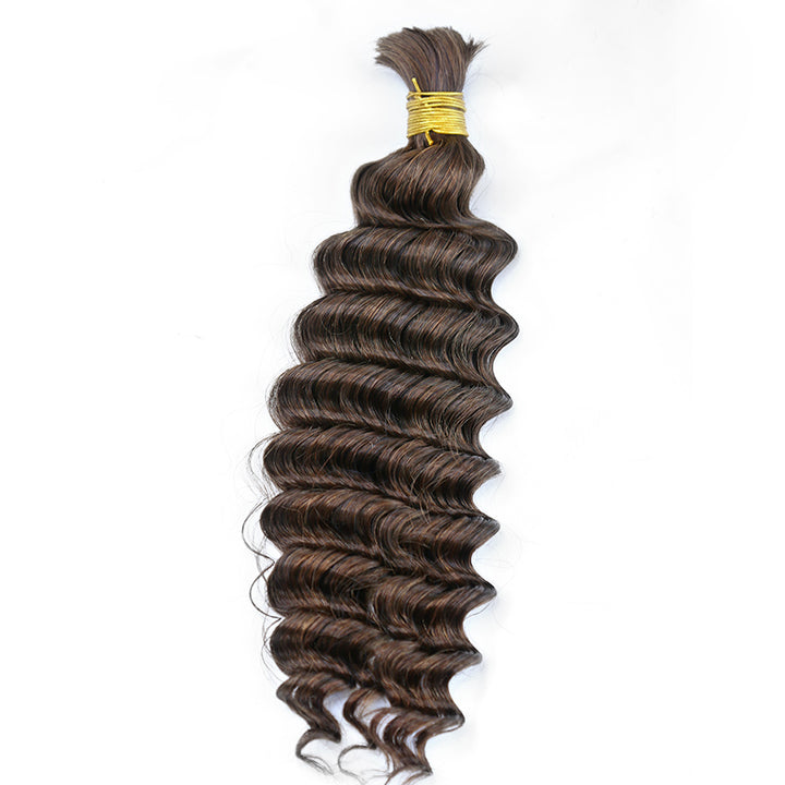 deep wave human bulk hair for braiding