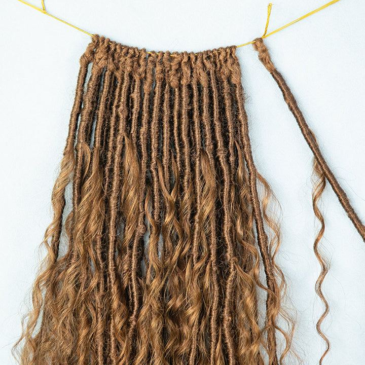 bohemian box braid crochet hair