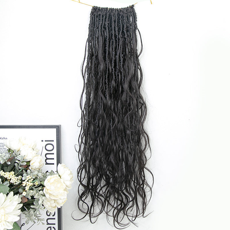 Wholesale-Crochet Boho Locs  Hair With Body Wave Human Hair French Curls 22"-26"