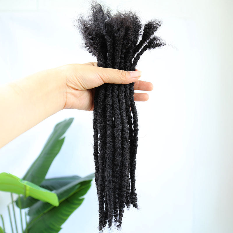 8 -20 Dreadlocks 100% Human Hair Handmade Jamaican Braided Dread Hair  Extension