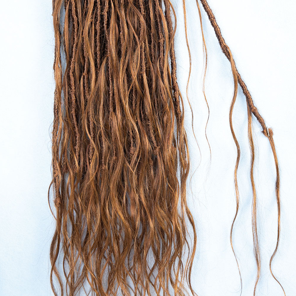 #30 Color Pre-looped Crochet Boho Locs With French Curls – Eayonhair