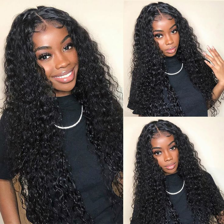 NEW HD Swiss Lace Full Lace Wig Water Wave FWW-1