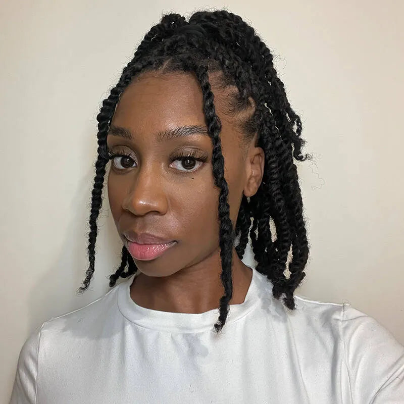 EAYON Afro Kinky Bulk 100% Human Hair Natural Black