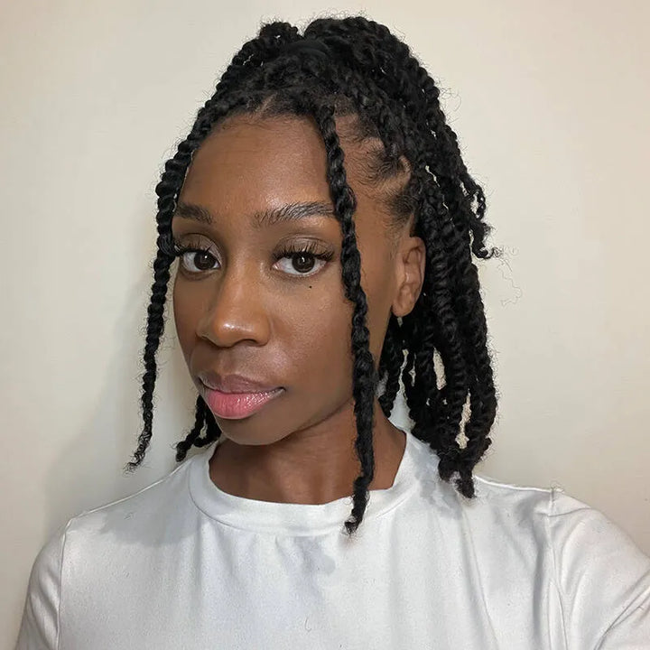 EAYON Afro Kinky Bulk 100% Human Hair Natural Black