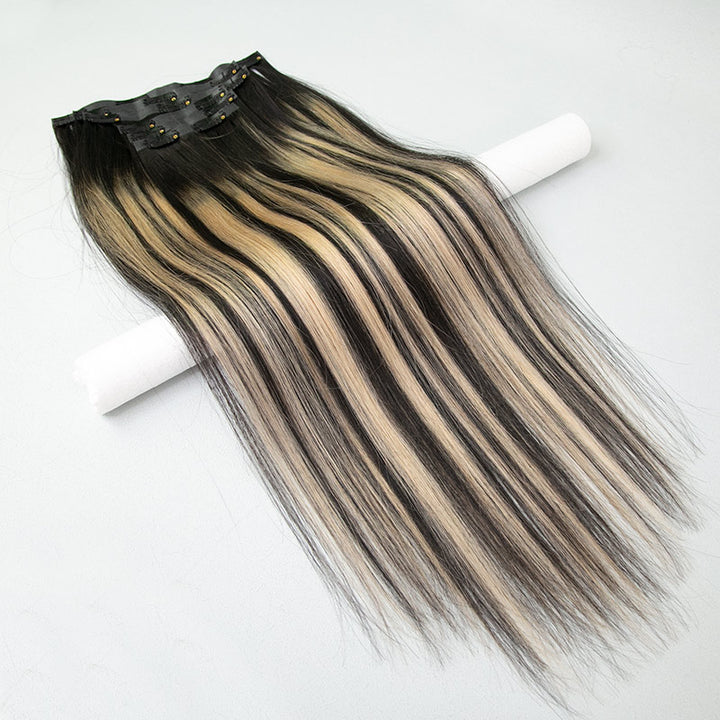 best seamless clip in hair extensions for black hair