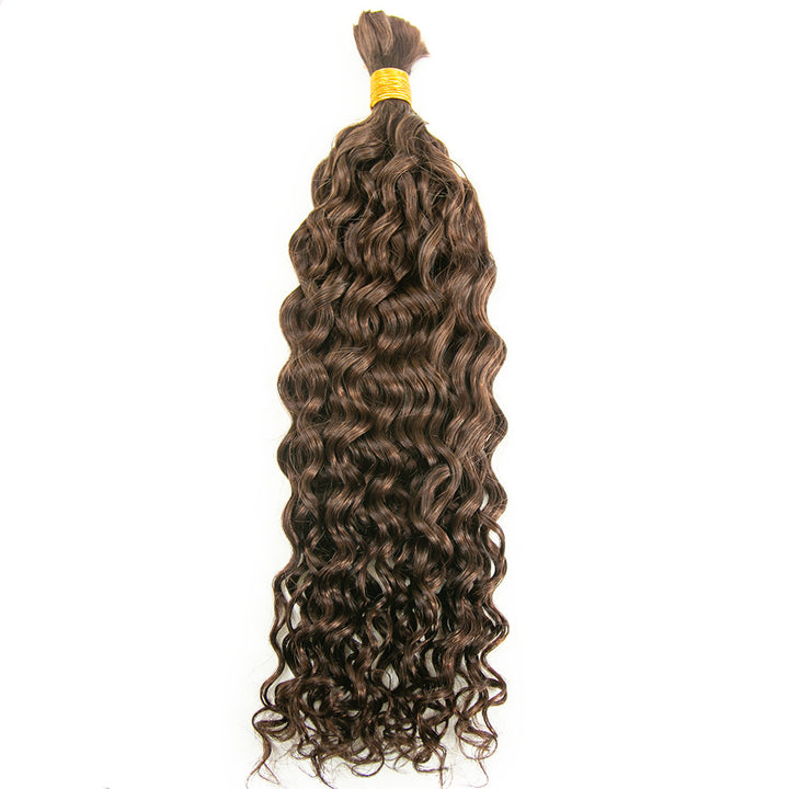 #4 Water Wave Double Drawn Human Hair for Knotless Braids