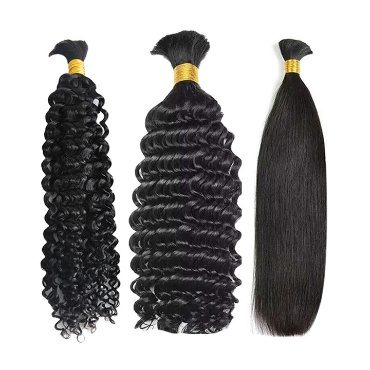 bulk human braiding hair