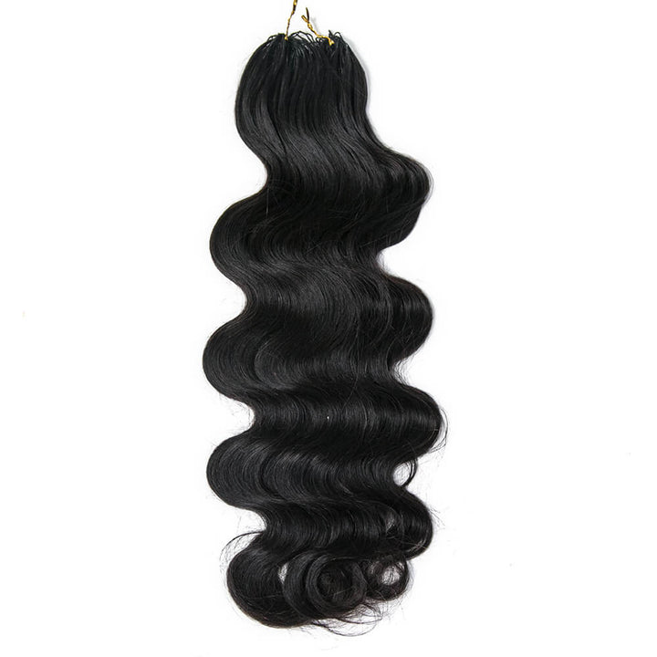crochet hair body wave blend your natural hair