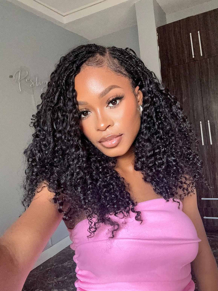 Bulk Human Hair For Braiding Deep Curly