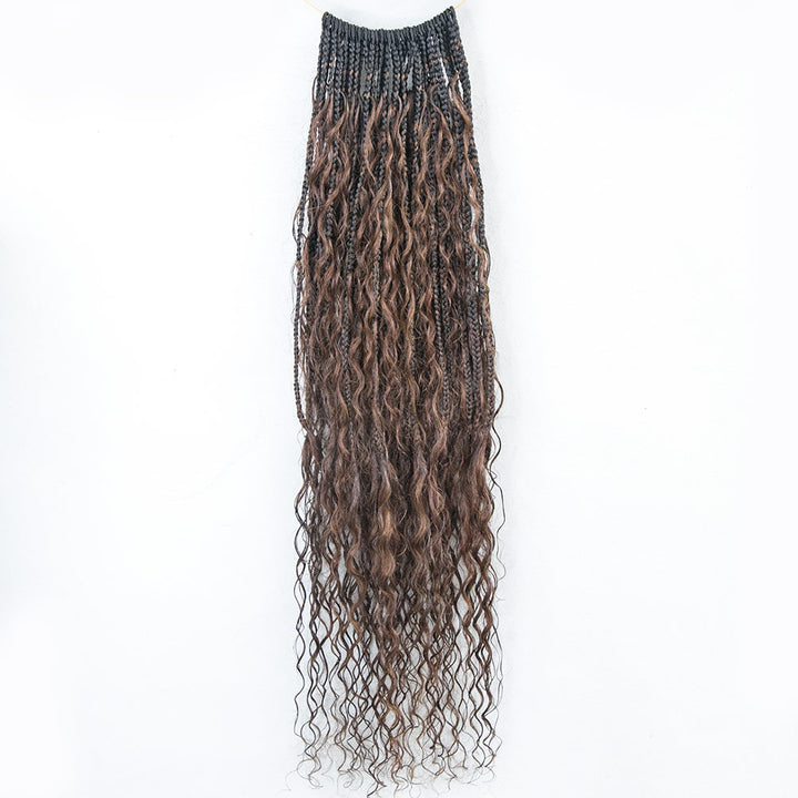 goddess box braids crochet hair with curly ends