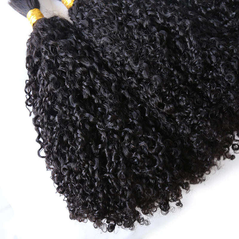 best curly hair for boho braids