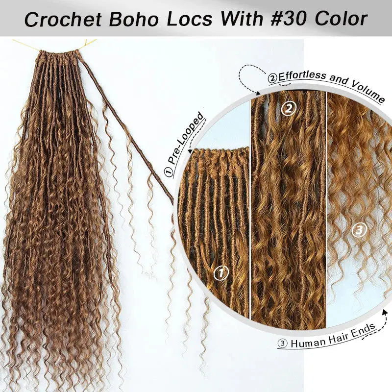 Transform Your Look with Crochet Boho Locs: Versatile & Chic β Eayonhair