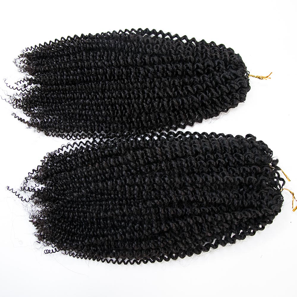 kinky curly human hair for crochet braids