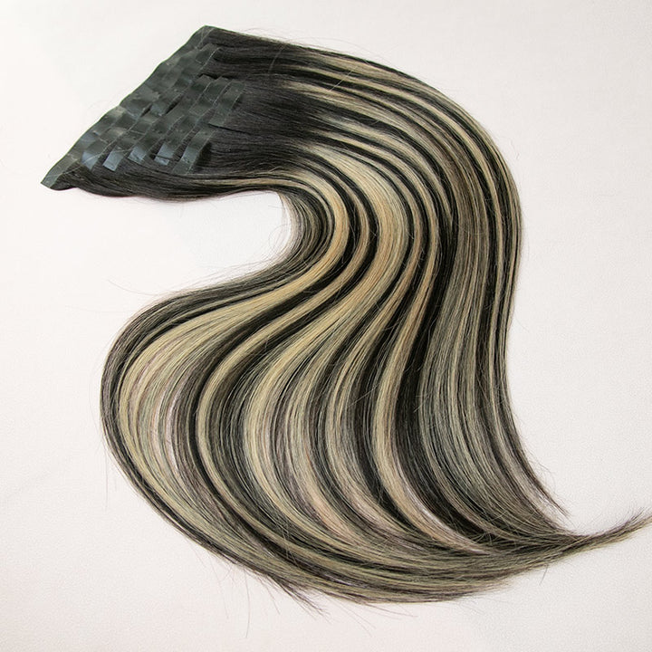 seamless clip in human hair extensions near me
