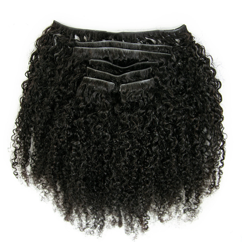 NEW Skinweft Invisible Seamless Clip-Ins Extensions Tight Curly 120g