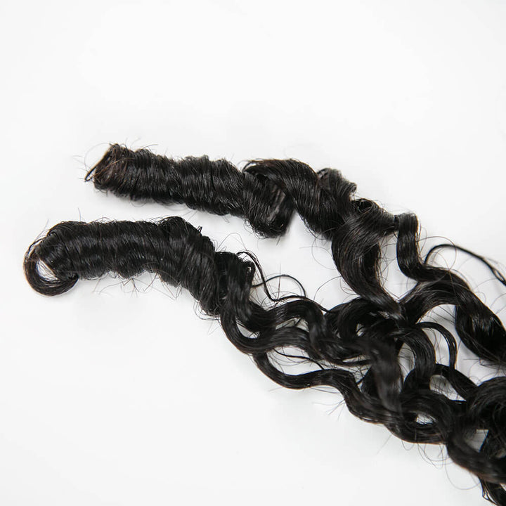 Weft Bundles Water Curly Human Hair