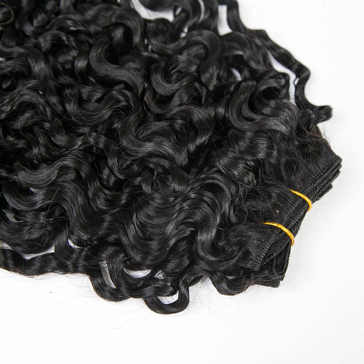 Weft Bundles Water Curly Human Hair