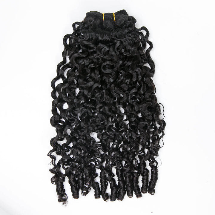 Weft Bundles Water Curly Human Hair